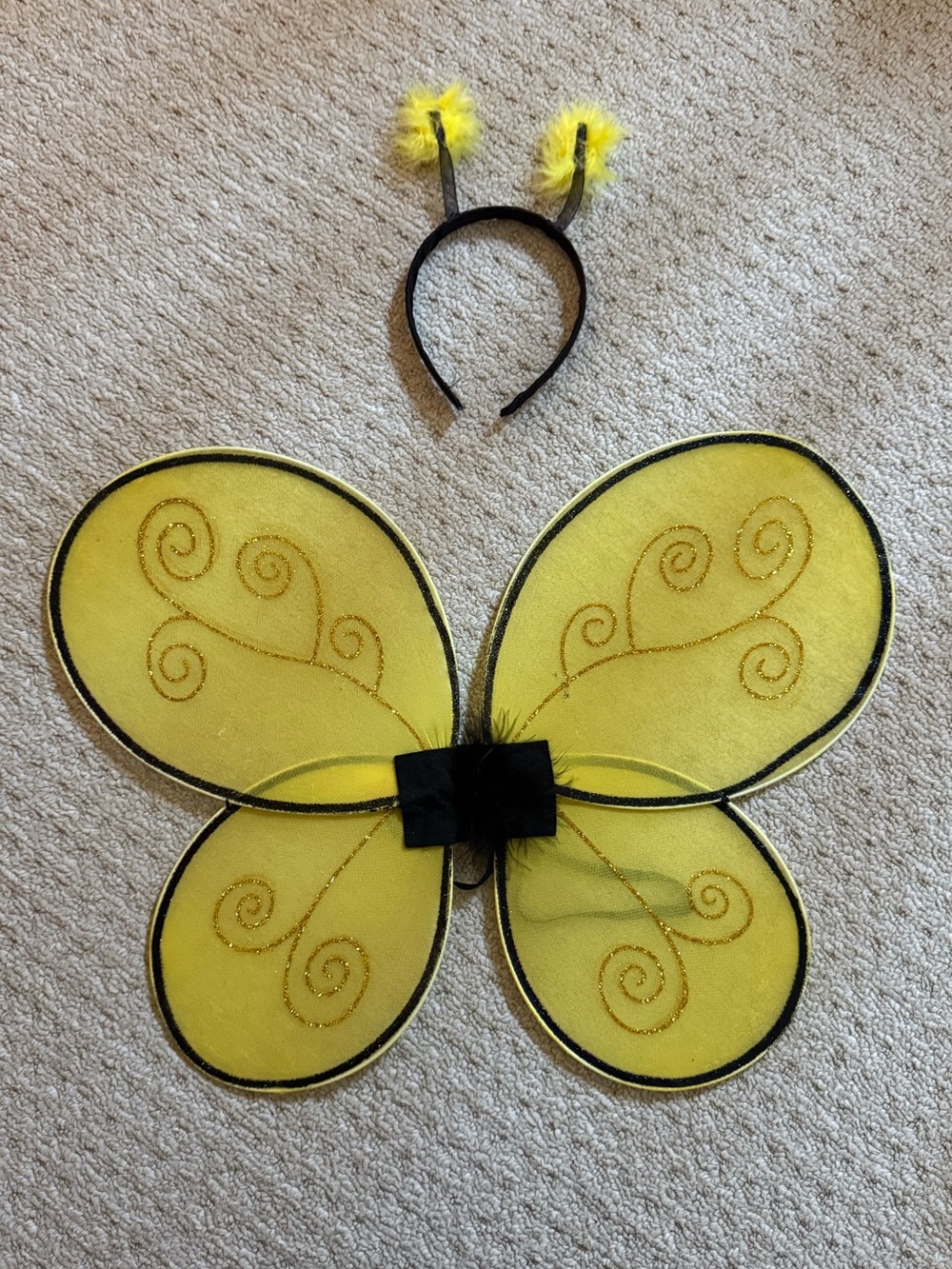 Great Pretenders Bumble Bee wings and headband